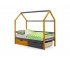 Кровать-домик Svogen с ящиками дерево-графит