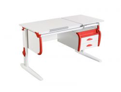 Парта СУТ.25-03 белый с красным