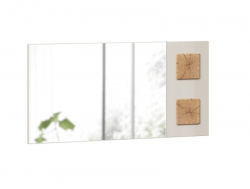 Зеркало горизонтальное Фиджи ЛД 659.420.000 Кашмир глянец