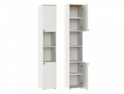 Стеллаж 16.427 Остин Белый шагрень