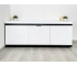 Экран под ванну МДФ Rita Black 1700 мм белый
